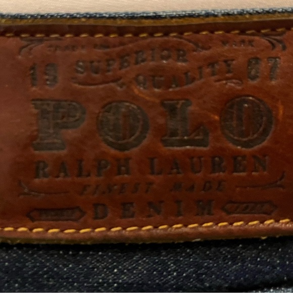 Polo Ralph Lauren Men’s Skinny Straight Dark Blue Jeans 31Wx30L New - Picture 6 of 7